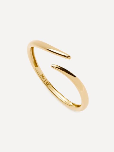 MISSOMA 14ct Gold Fine Open Claw Ring