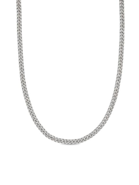 DAVID YURMAN Men's Curb Chain Necklace in Sterling Silver, 6MM - Diamond