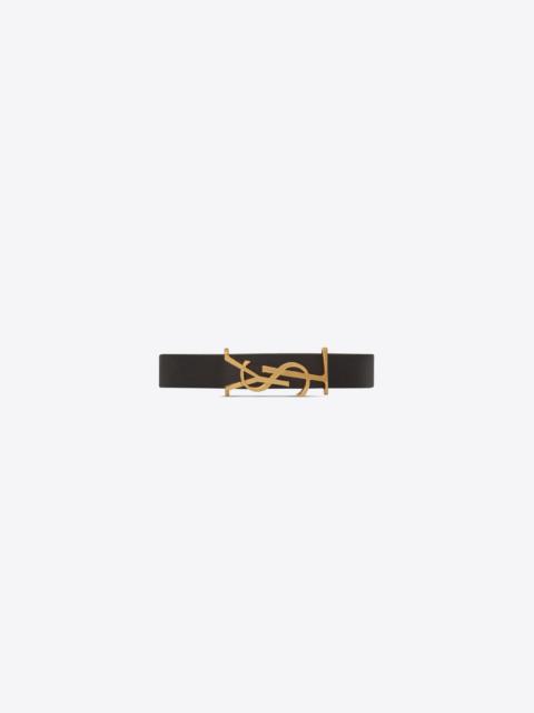 SAINT LAURENT opyum bracelet in leather