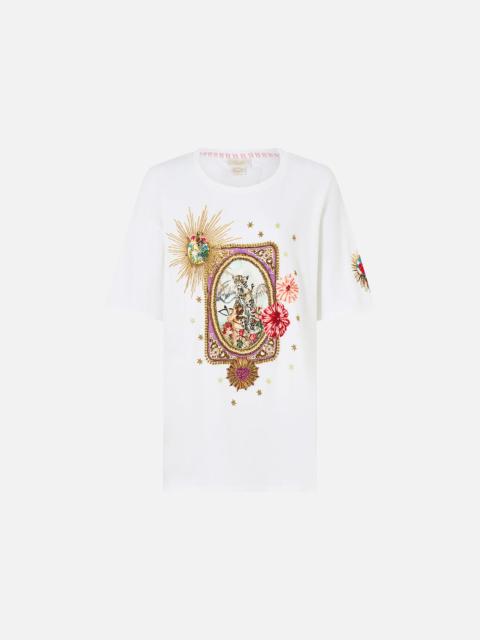CAMILLA OVERSIZED BAND TEE PAINTED PRAYERS