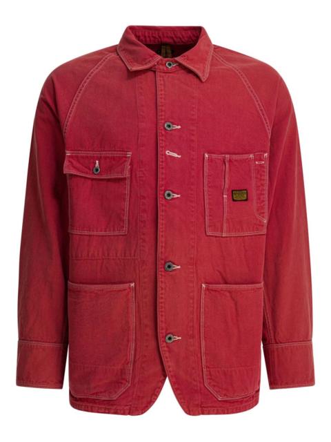 Kapital cotton-twill patch-pocket shirt jacket