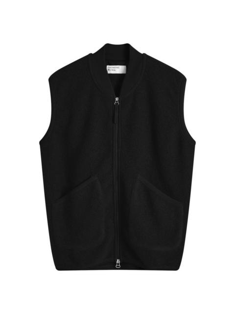 Universal Works Universal Works Wool Fleece Zip Waistcoat