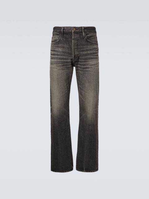 Fear of God Faded mid-rise straight jeans