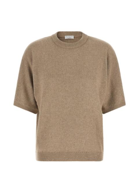 Brunello Cucinelli sequin-embellished Diamante sweater