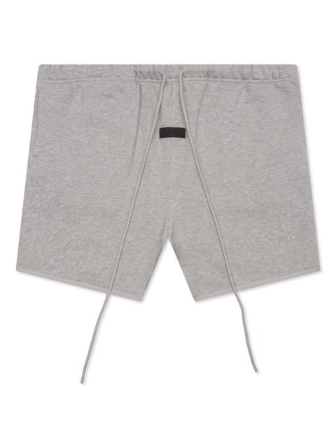 ESSENTIALS SWEATSHORT - DARK HEATHER OATMEAL