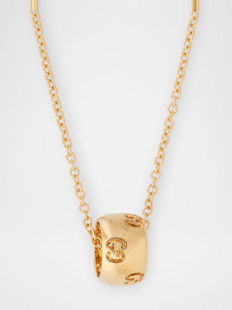 GUCCI Icon 18K Yellow Gold GG Necklace