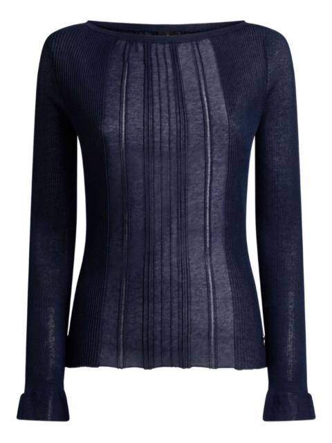 Etro see-through jacquard sweater