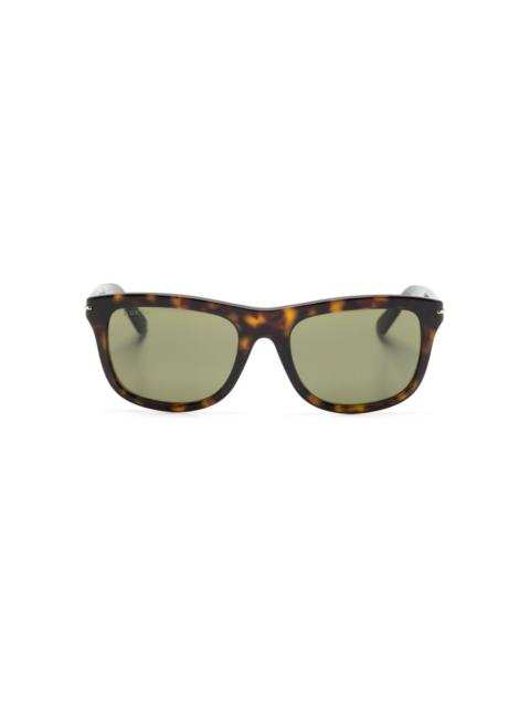 GUCCI tortoiseshell square-framed sunglasses