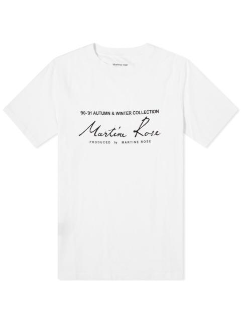 Martine Rose Martine Rose Classic Logo T-Shirt