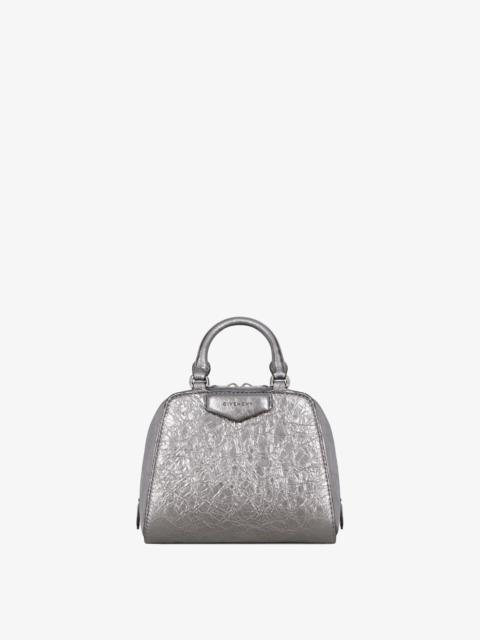 Givenchy NANO ANTIGONA CUBE BAG IN LAMINATED LEATHER