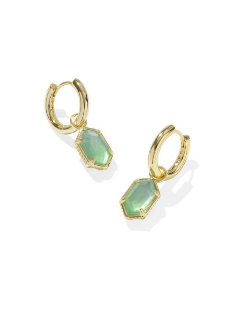 KENDRA SCOTT Hallie Gold Huggie Earrings