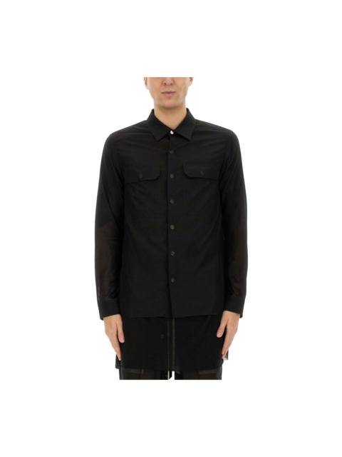 Rick Owens Outershirt In Celadon