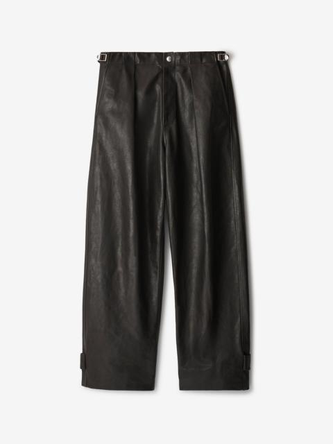 Burberry Leather Trousers