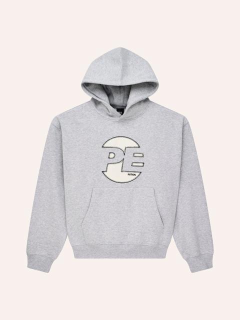 P.E NATION VOLTAGE HOODIE IN MID GREY MARLE