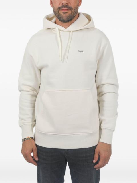 NN07 logo-print hoodie