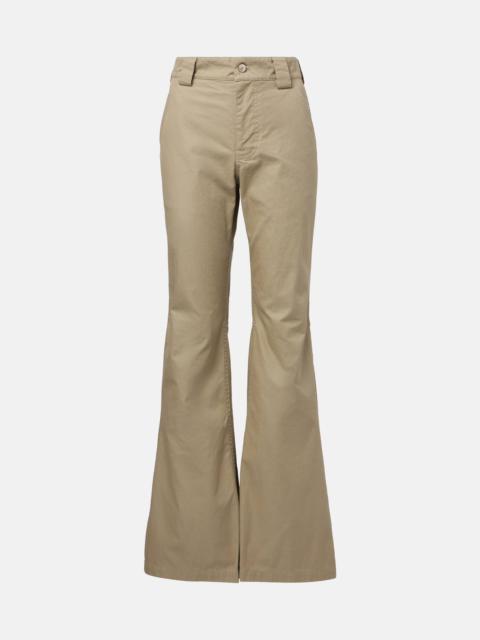 BALENCIAGA Cotton flared pants