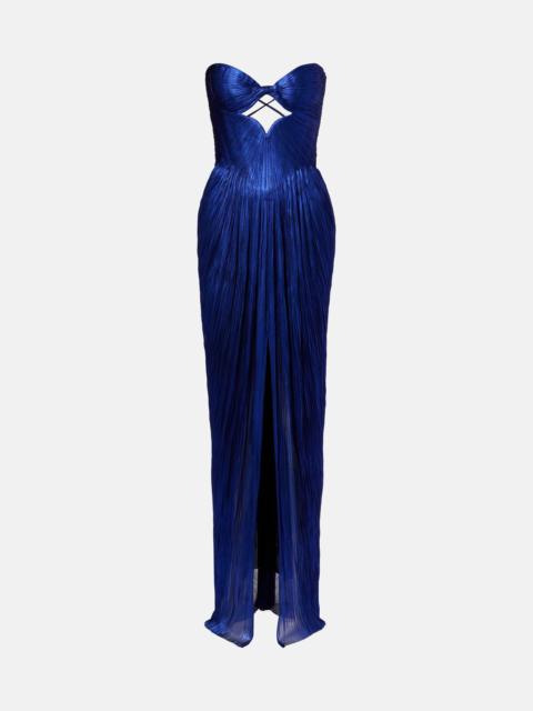 MARIA LUCIA HOHAN Stephanie silk tulle bustier gown