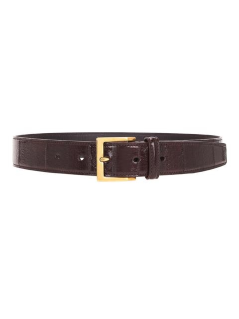 SAINT LAURENT Ceinture Eel Boucle Belt