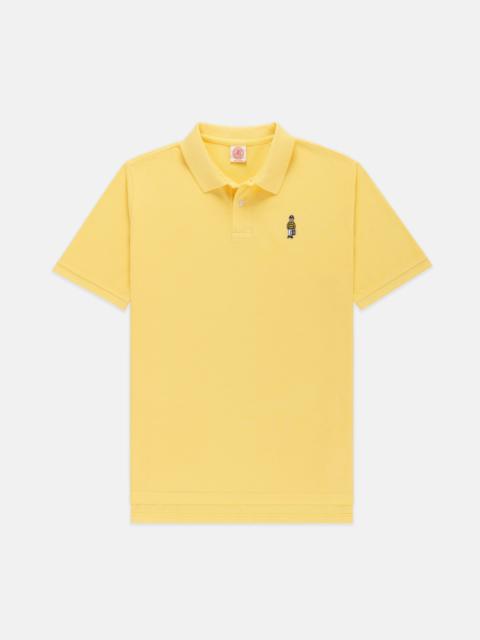 J. PRESS YELLOW IVY GUY COTTON PIQUE POLO