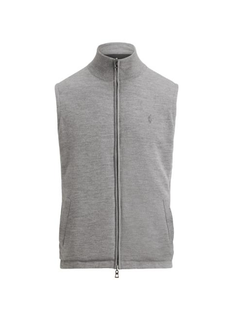 Polo Ralph Lauren Men's Reversible Knit-to-Ripstop Vest - Grey Combo