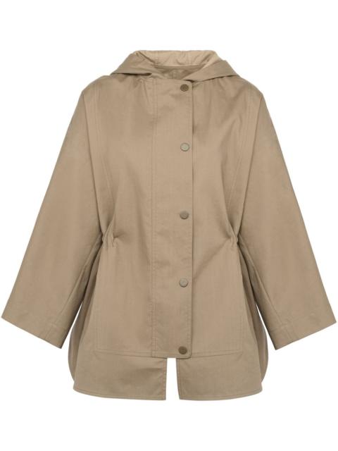 Yves Salomon double-sided cotton cape