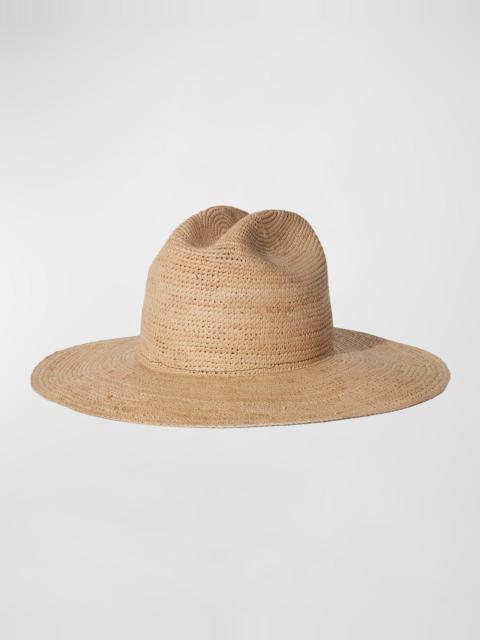 Janessa Leoné Chandler Structured Raffia Fedora