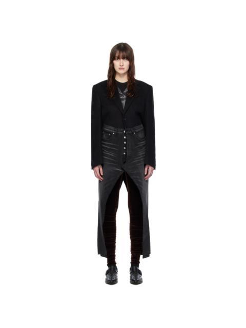 Junya Watanabe 패널 V 목 코트