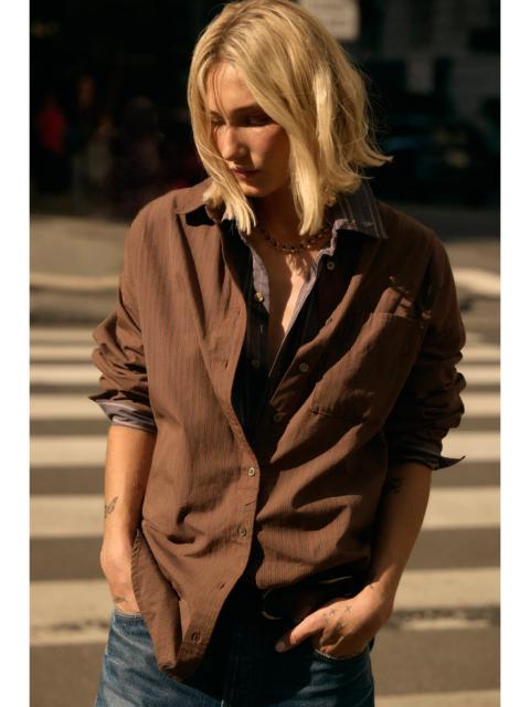 FREE PEOPLE We The Free Lexi Striped Button Down Shirt