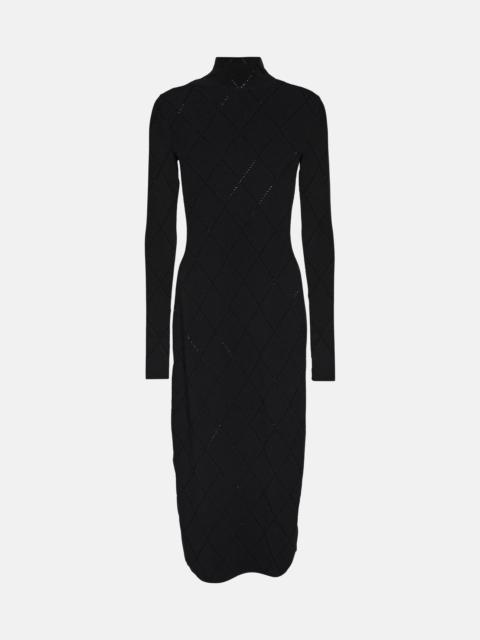 White Label turtleneck midi dress