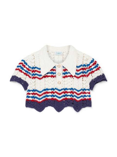 Crochet Chevron Polo