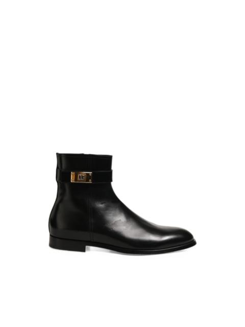 Dolce & Gabbana buckle-strap ankle boots