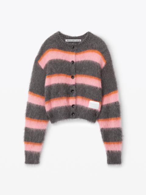 Alexander Wang oversized cardigan in brushed mohair