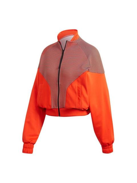 adidas (WMNS) adidas Cover Up Jacket Orange/Yellow/Black GH8222