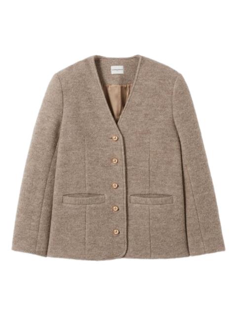 Claudie Pierlot button-down V-neck jacket