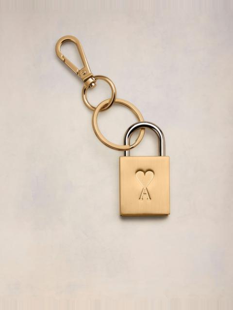 AMI Paris AMI DE COEUR PADLOCK KEYRING