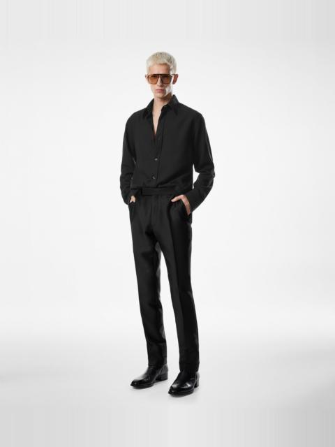 TOM FORD COTTON CASHMERE FLUID FIT SHIRT
