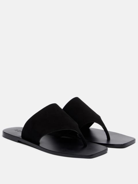A.EMERY Paton suede thong sandals