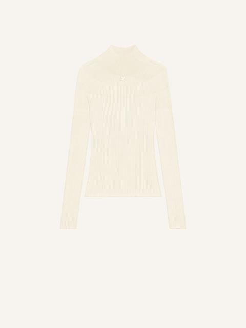 courrèges LONG SLEEVED SOLAR SWEATER