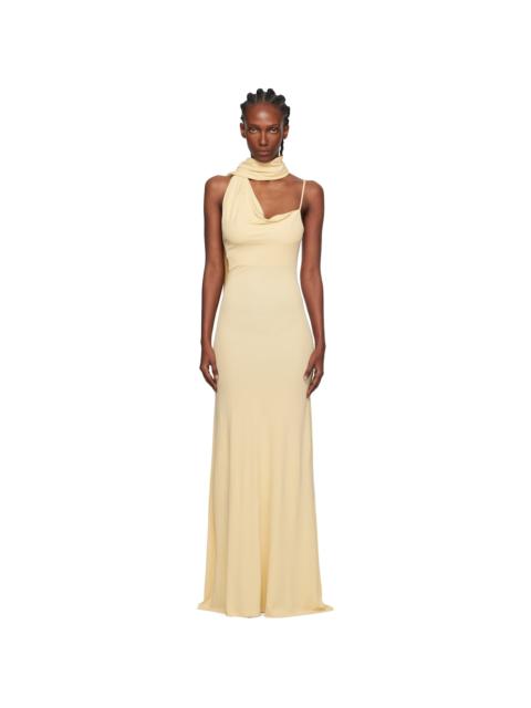AYA MUSE Yellow Wisp Maxi Dress