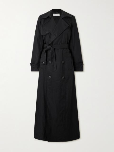 Dries Van Noten Double-breasted Twill Trench Coat