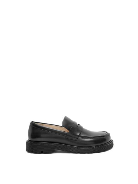 Blaze loafer in bicolour brushed-off calfskin