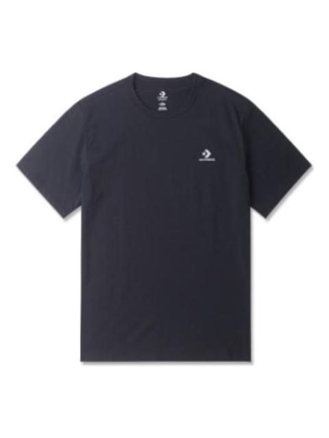 Converse Converse Go-To Embroidered Star Chevron Standard-Fit T-Shirt 'Black' 10023876-A01