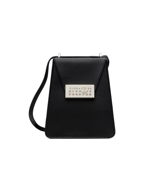 MM6 Maison Margiela Black Numeric Crossbody Small Bag