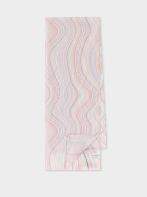 Paul Smith Women's Silk Faded 'Swirl' Scarf