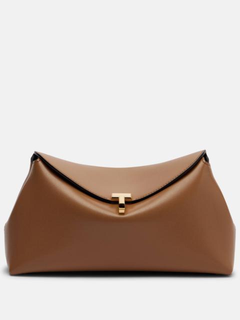 T-Lock Small leather clutch