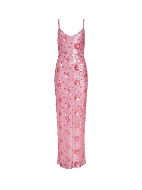 L'AGENCE Karma Sequin Maxi Dress