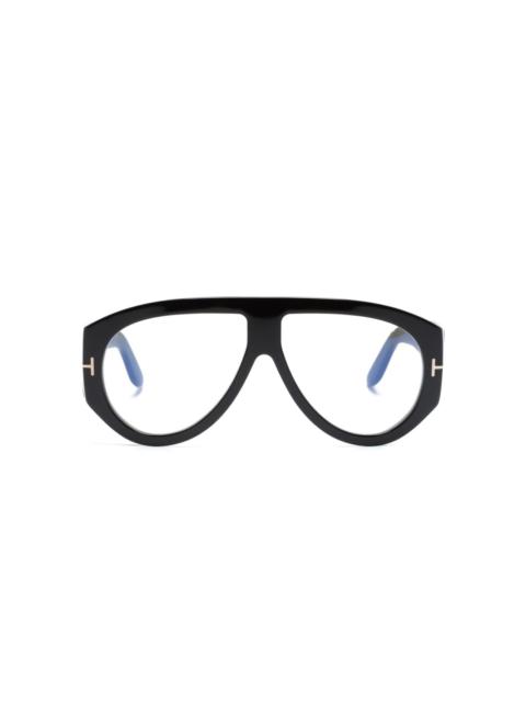 pilot clear-lenses glasses