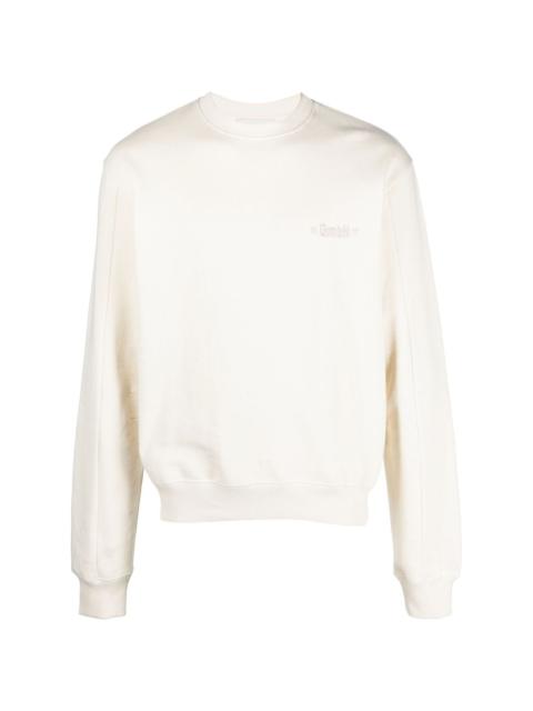 Berg logo-embroidered organic sweatshirt