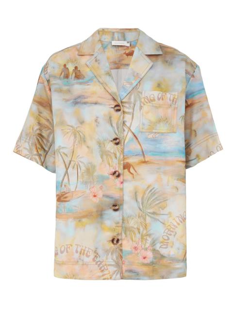 Zimmermann ILLUMINATE SHORT SLEEVED SHIRT
