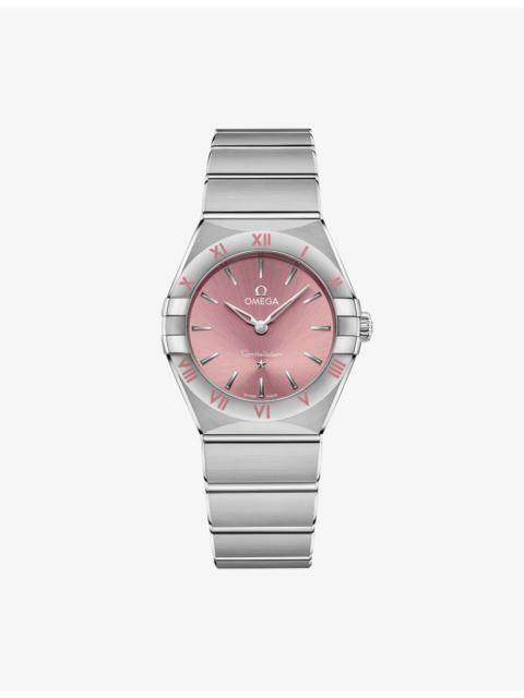 OMEGA Constellation Stainless-Steel Quartz Watch 28mm